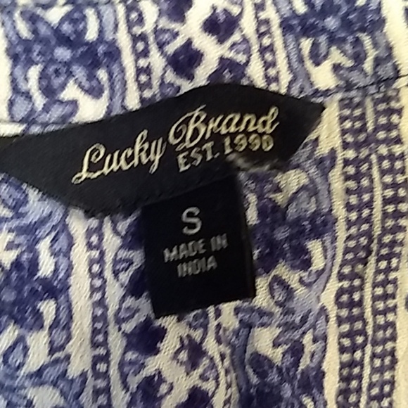 Lucky Brand blouse size S - Picture 2 of 5